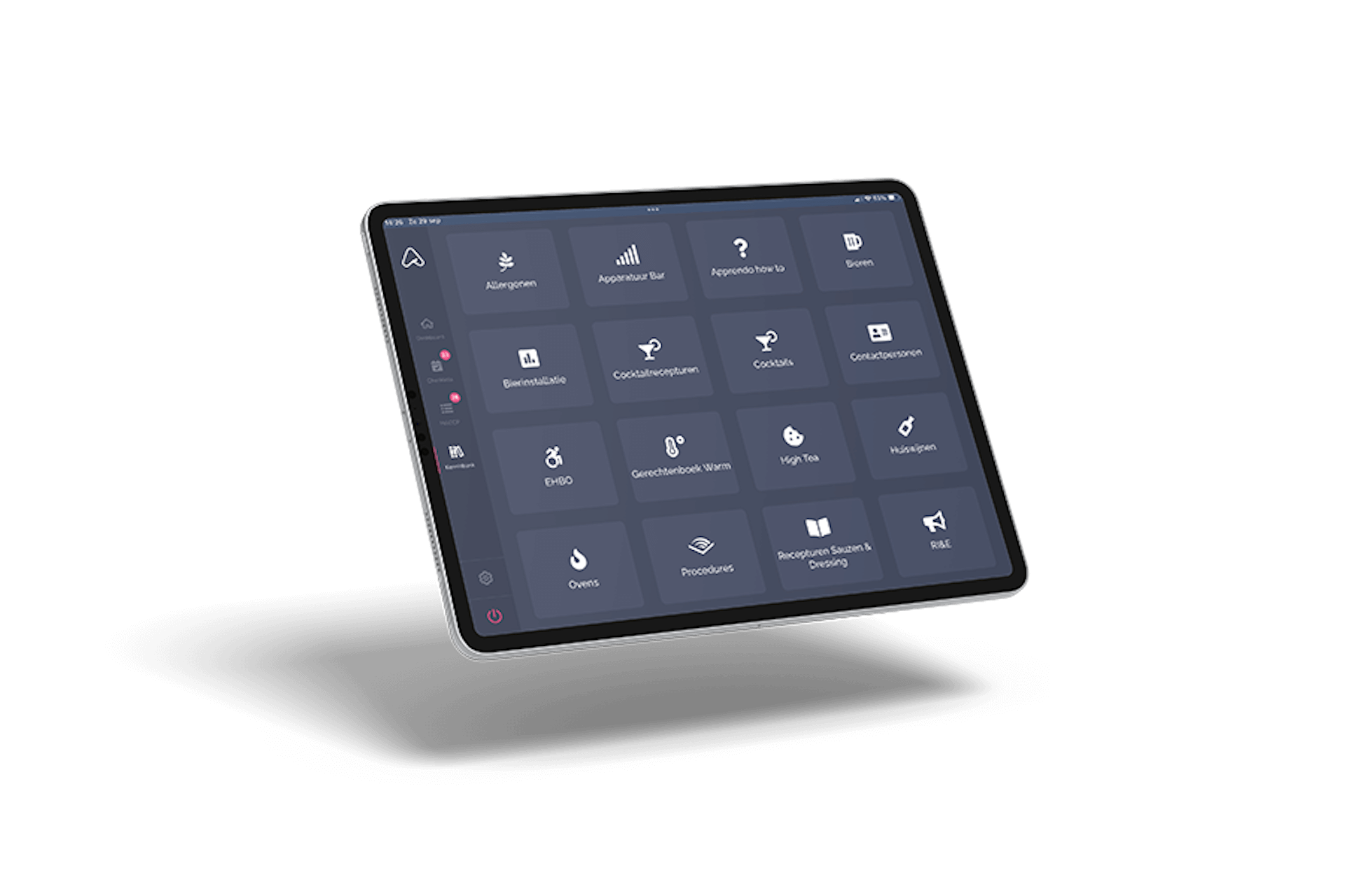 Mockup kennisbank tablet Jaap Apprendo