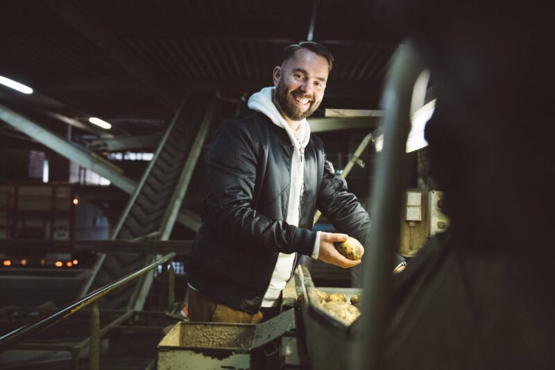 MAN MET FRIET mede-eigenaar Kevin de Roos.