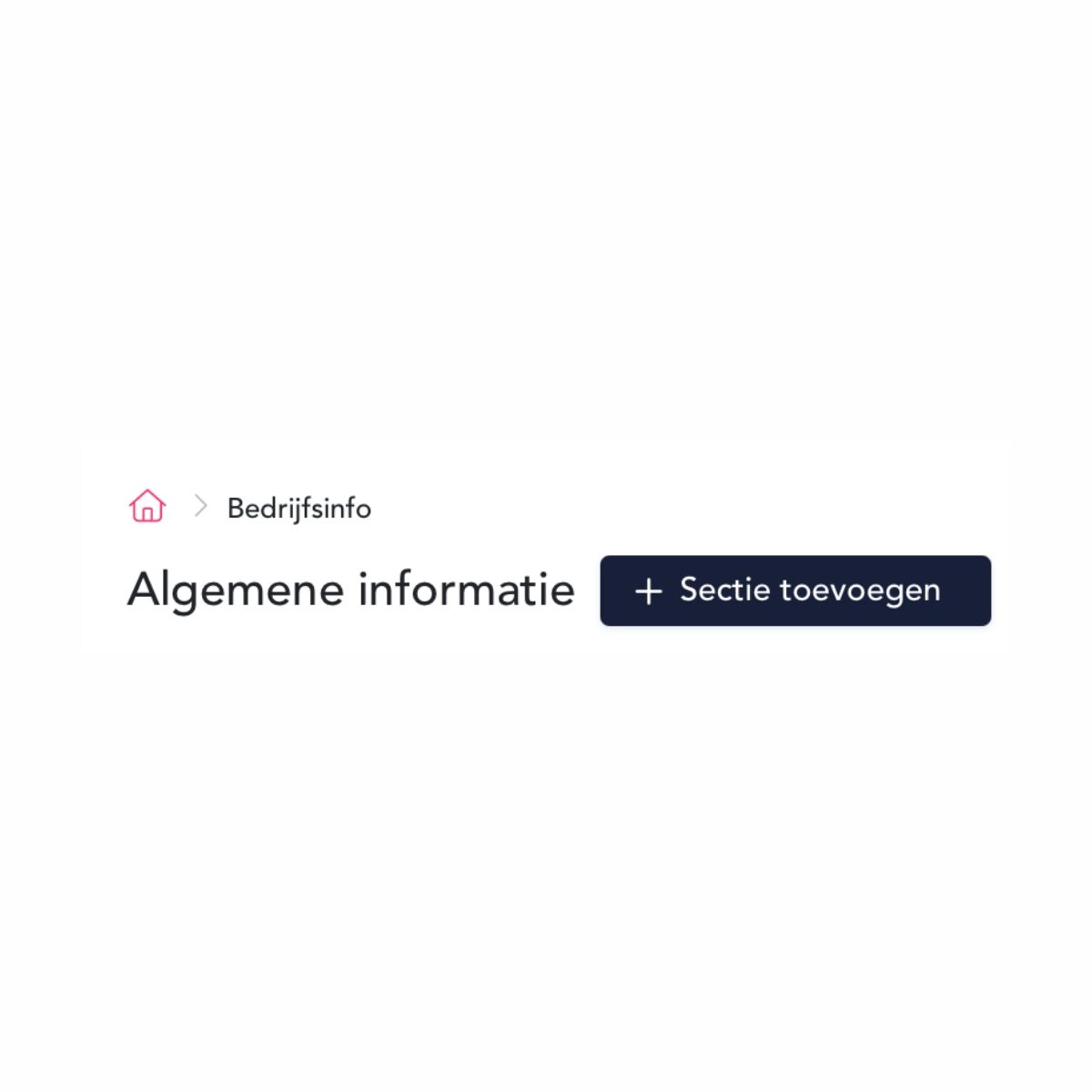 Bedrijfsinfo eindbaas
